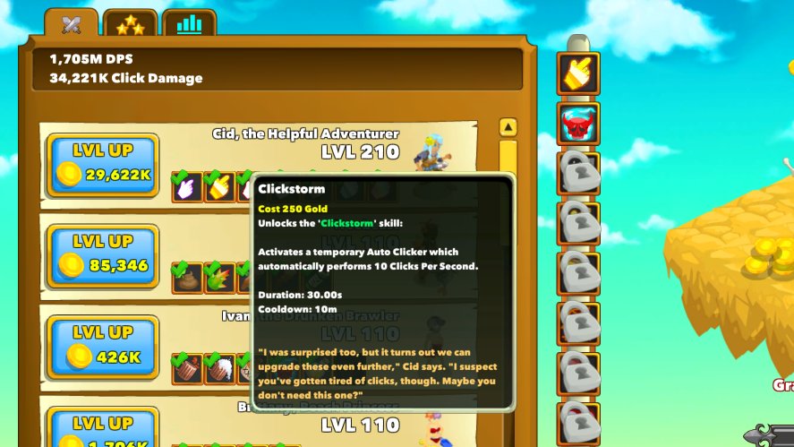 Clicker Heroes Upgrades