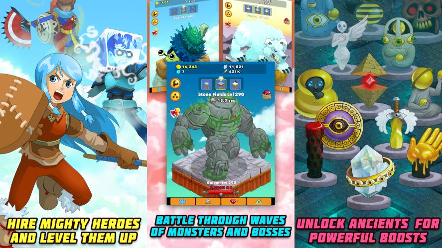 Clicker Heroes on Mobile Platforms