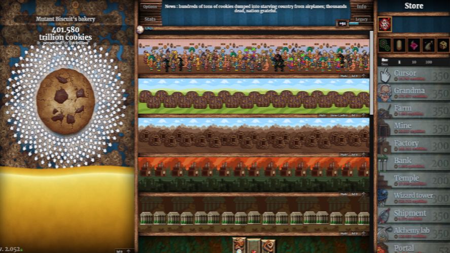 Cookie Clicker game