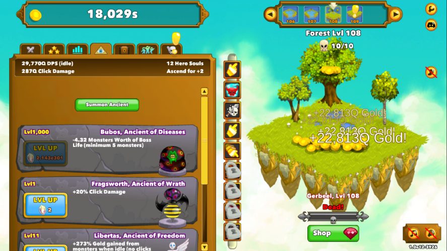 Idle Mode vs. Active Play