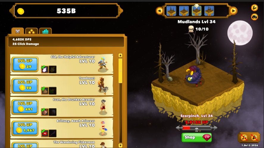 Clicker Heroes Gameplay Mechanics