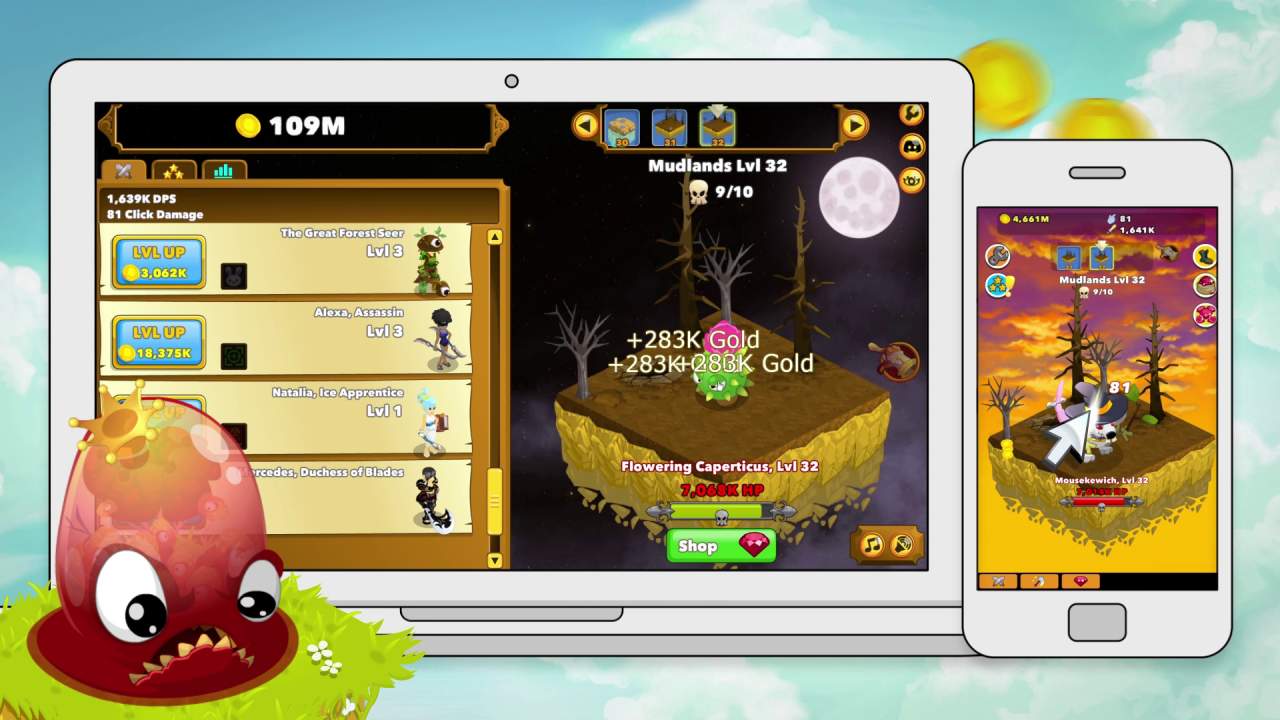 The Evolution and Success of Clicker Heroes Interview with Playsaurus
