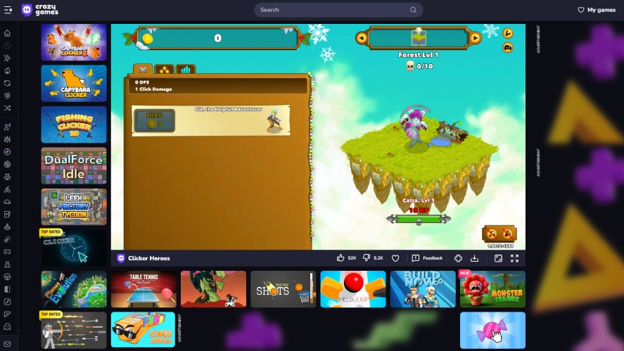Clicker Heroes on CrazyGames