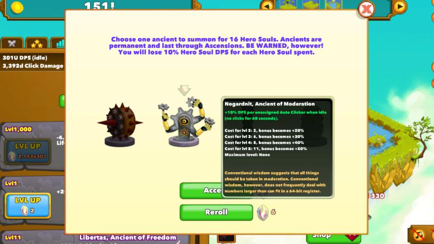 Ancients in Clicker Heroes