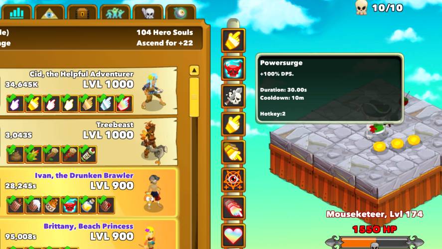 List of skills in Clicker Heroes