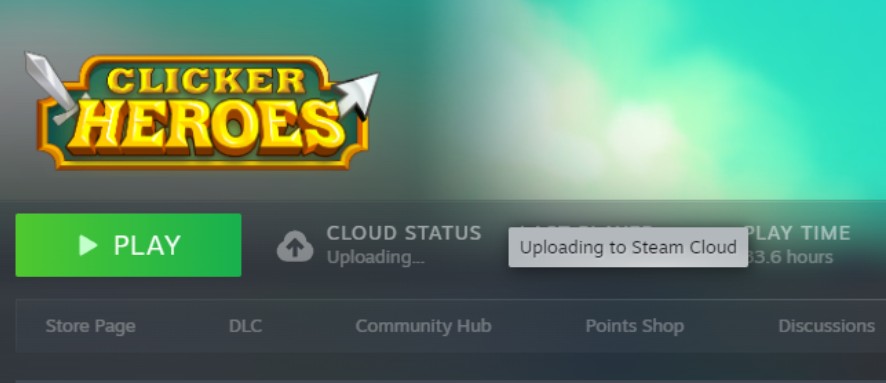 Cloud Save is syncing