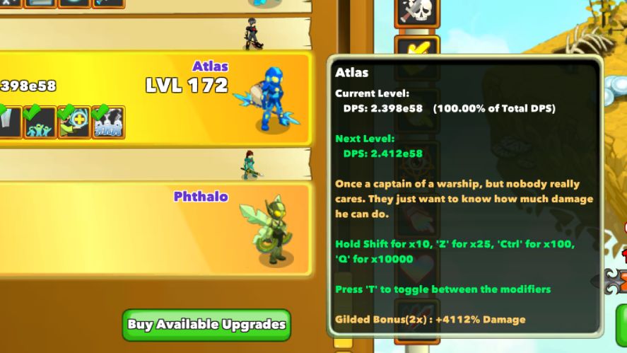 Atlas as the highest DPS hero  in the hero team