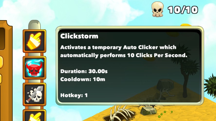 Clickstorm skill in Clicker Heroes