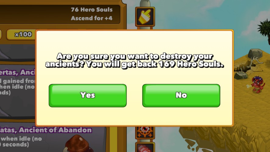 Respec Ancients in Clicker Heroes