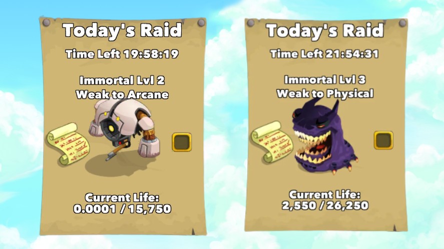 Immortals and their weaknesses