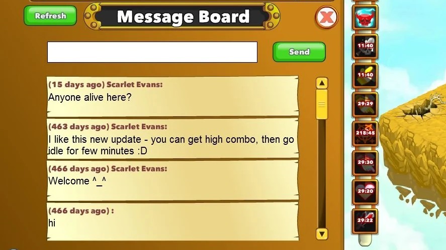 An inactive clan with a member online 463 days ago